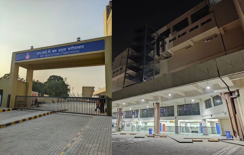 NIT bus stand Faridabad 